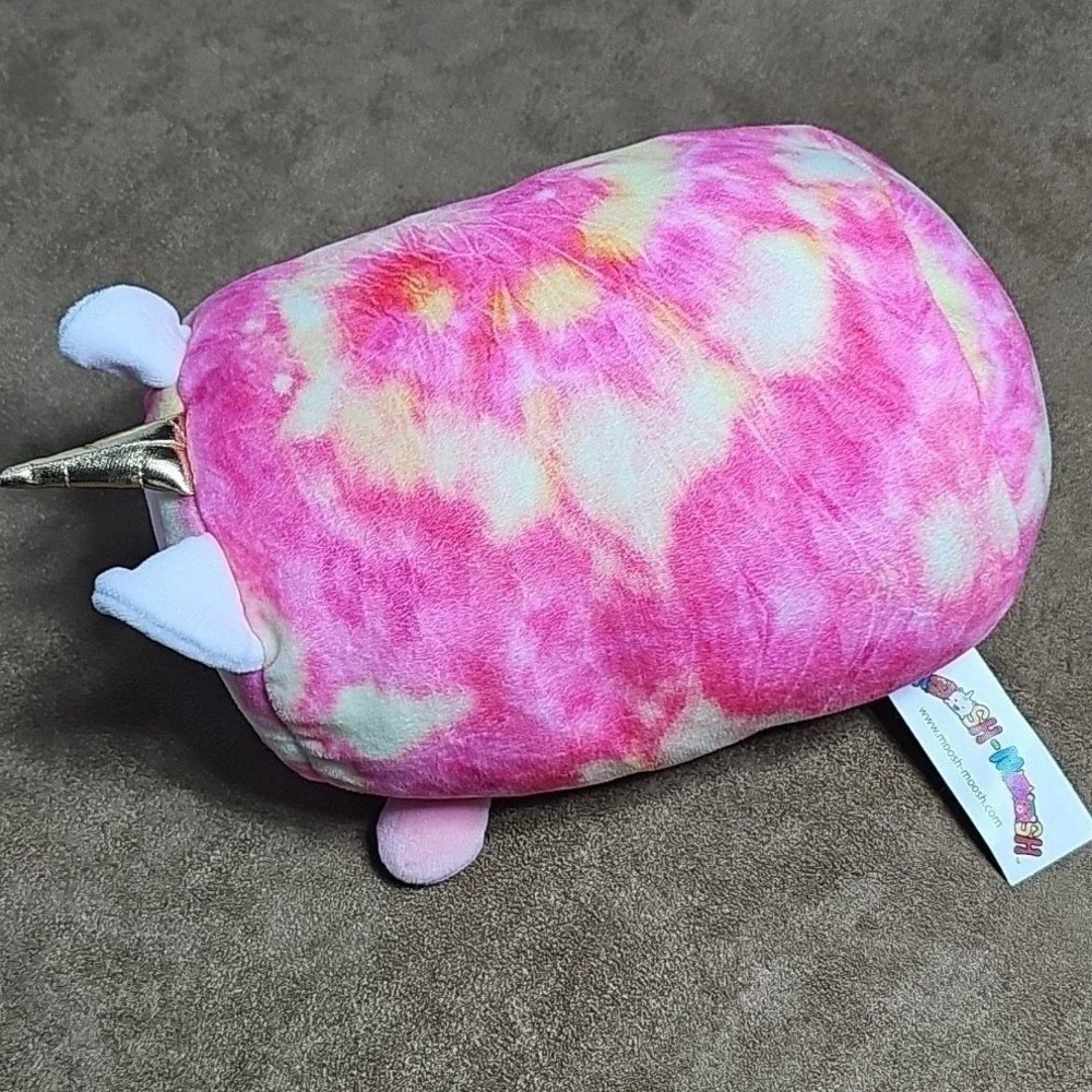 Moosh Moosh Slumber Unicorn Plush‎ Pink Tie-Dye 9